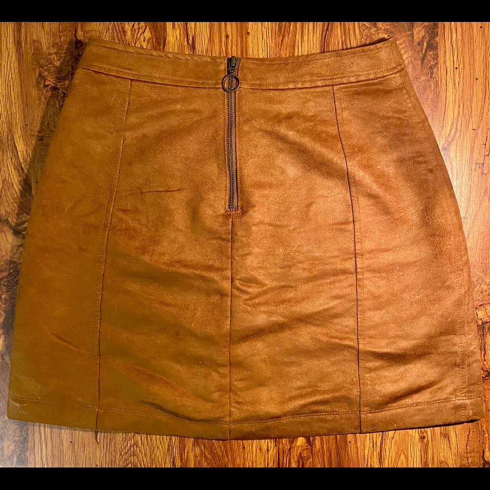 Old Navy faux suede mini skirt
